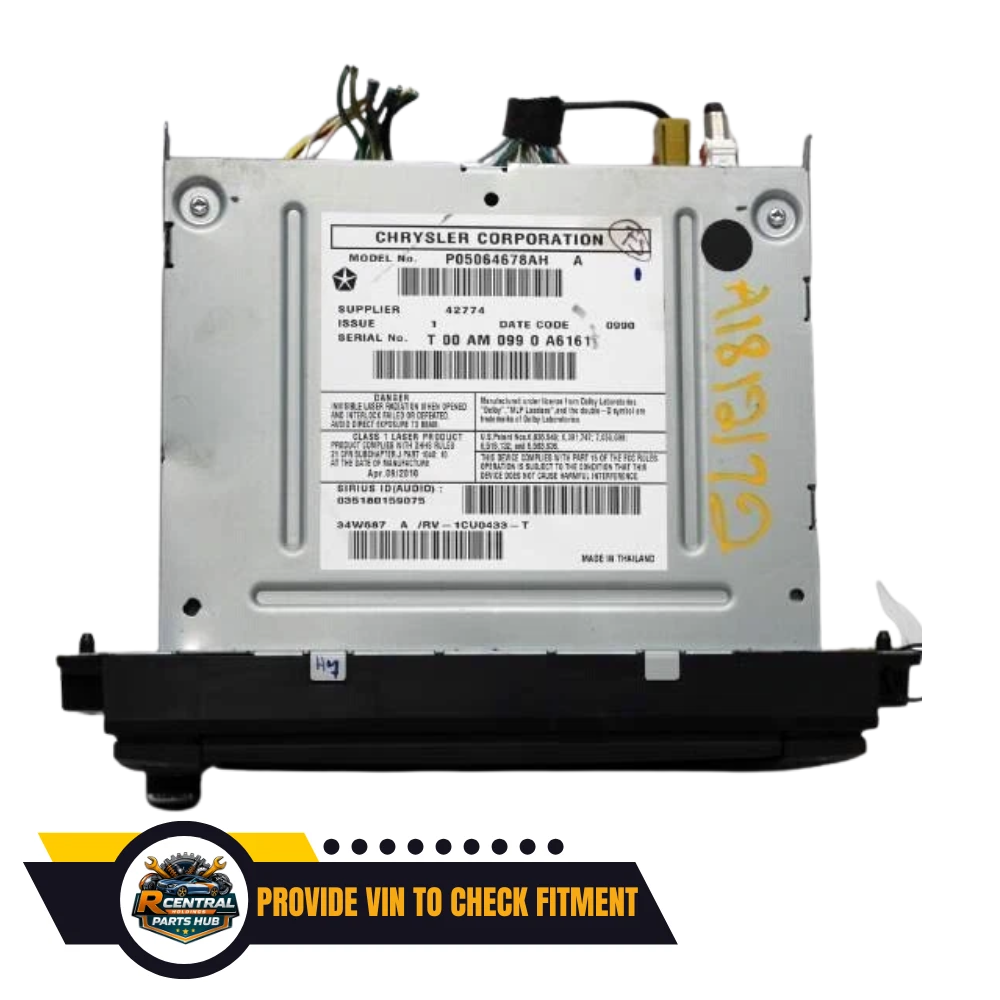 2010–2012 Dodge Ram 2500 3500 Radio AM FM DVD Player Radio Receiver ID RBZ — view 2