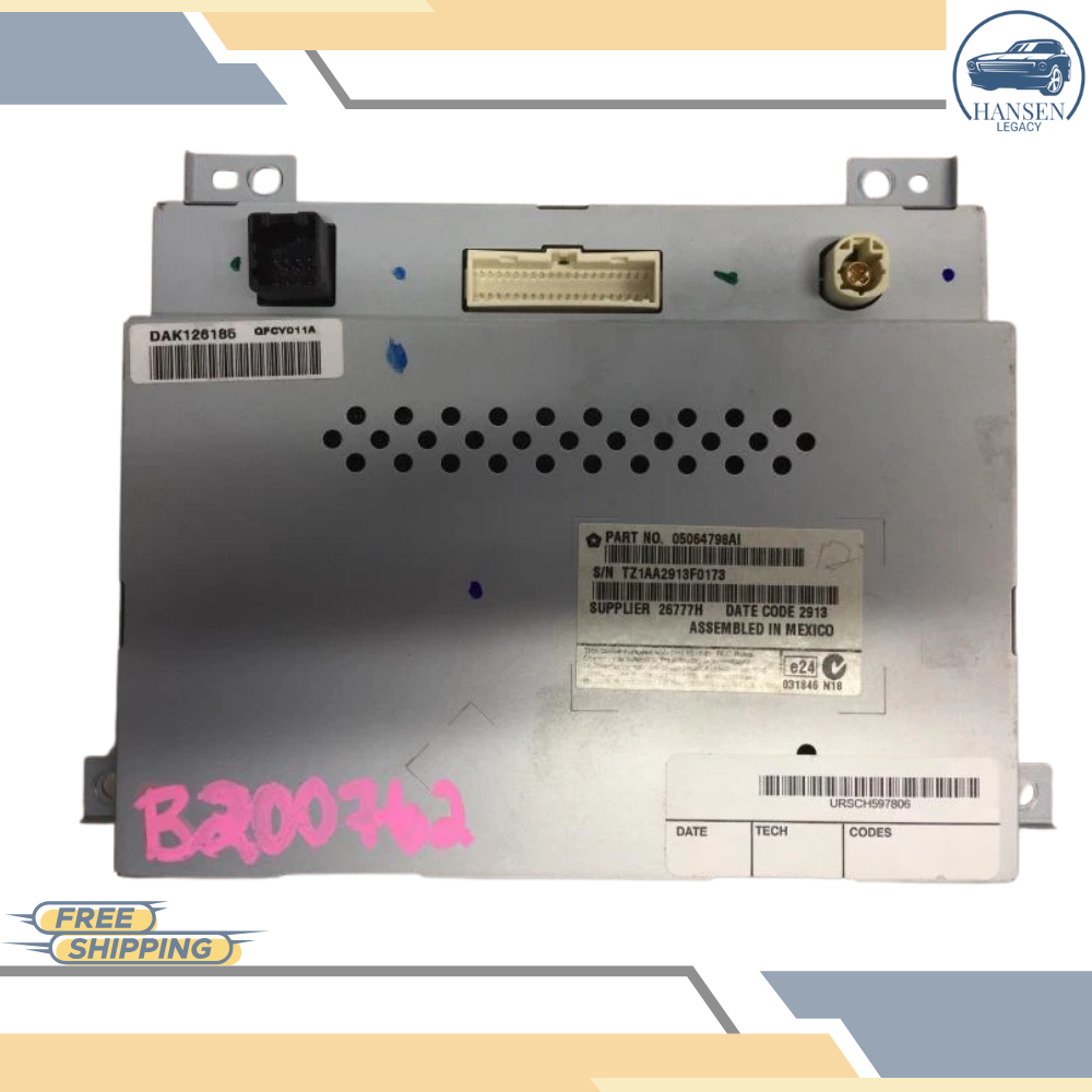 2011–2014 Dodge Charger Navigation Information Display Screen 8.4" OEM — view 2
