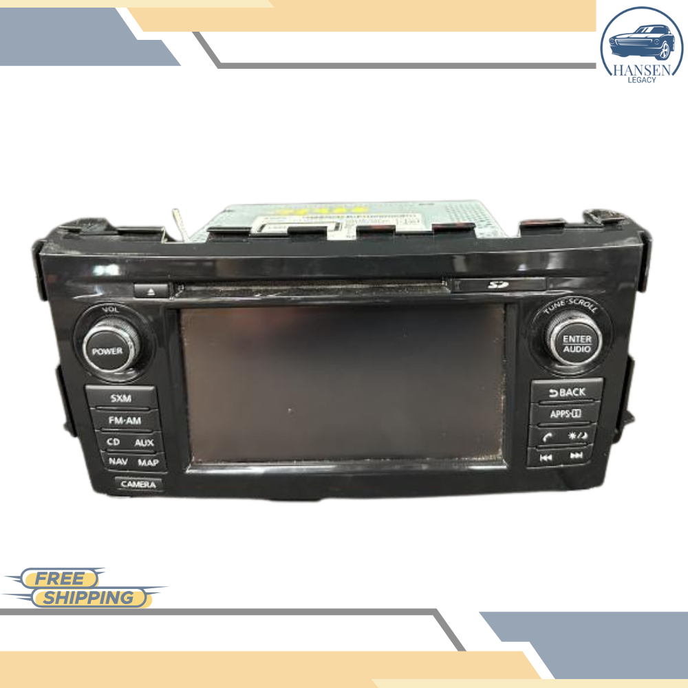 2015 Nissan Altima AM-FM-CD Satellite Navigation Radio Receiver 15 — view 5