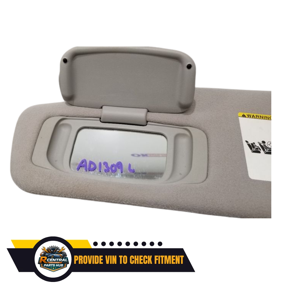 2009–2013 Toyota Tundra Cloth Driver LH Sun Visor Shade OEM — view 3