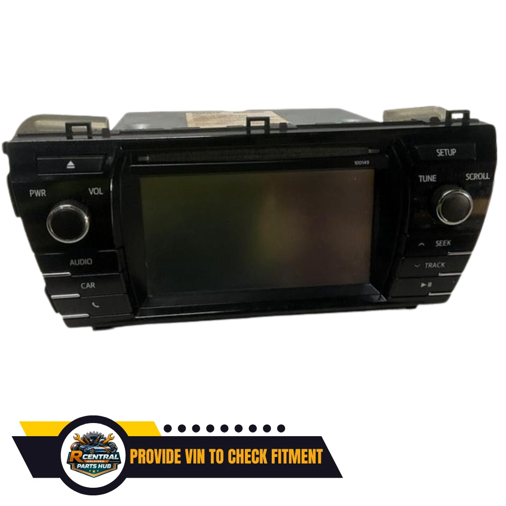 2014–2016 Toyota Corolla Touchscreen Display & Receiver 100149 OEM — view 1