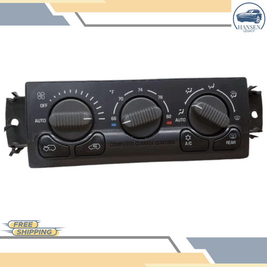 2000–2002 Chevrolet Suburban 1500 2500 AC Heater Temperature Control OEM — view 1