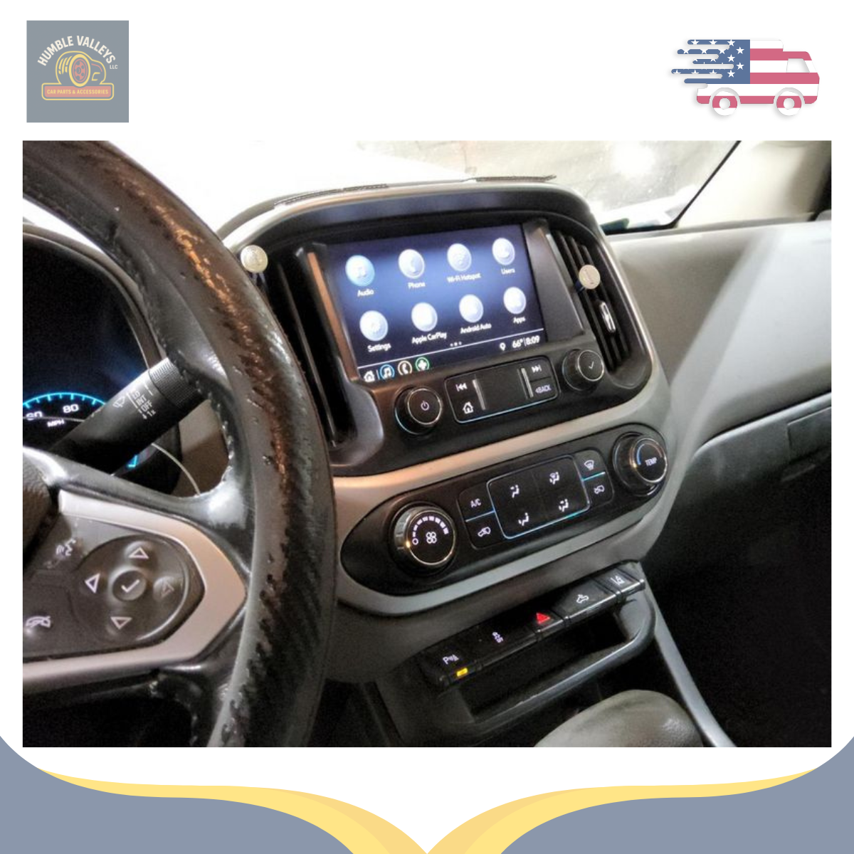 2018–2022 Chevrolet Colorado Radio Control Panel 8" Display Touch Screen 19 20 — view 1