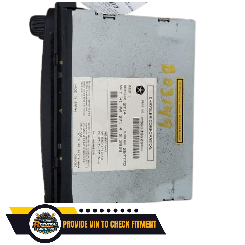 2003–2007 DODGE CHRYSLER JEEP RADIO RECEIVER WITH NAVIGATION OPTION RB1 OEM — view 2