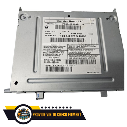 2012–2016 Chrysler Town & Country Multimedia SAT DVD Radio RBZ OEM — view 2