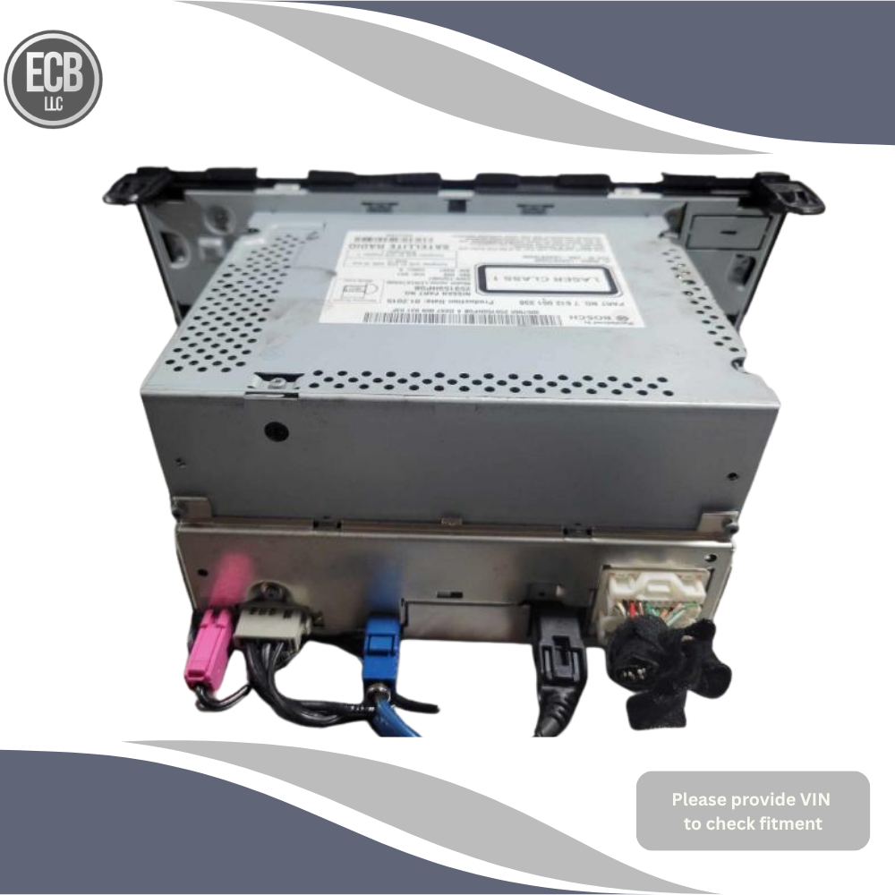 2015 Nissan Altima AM FM CD Player Radio Receiver with Navigation & Display OEM — view 3