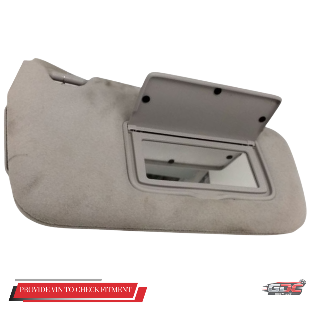 2013–2019 Nissan Sentra RH Passenger Sunvisor Sun Visor with Mirror OEM — view 3