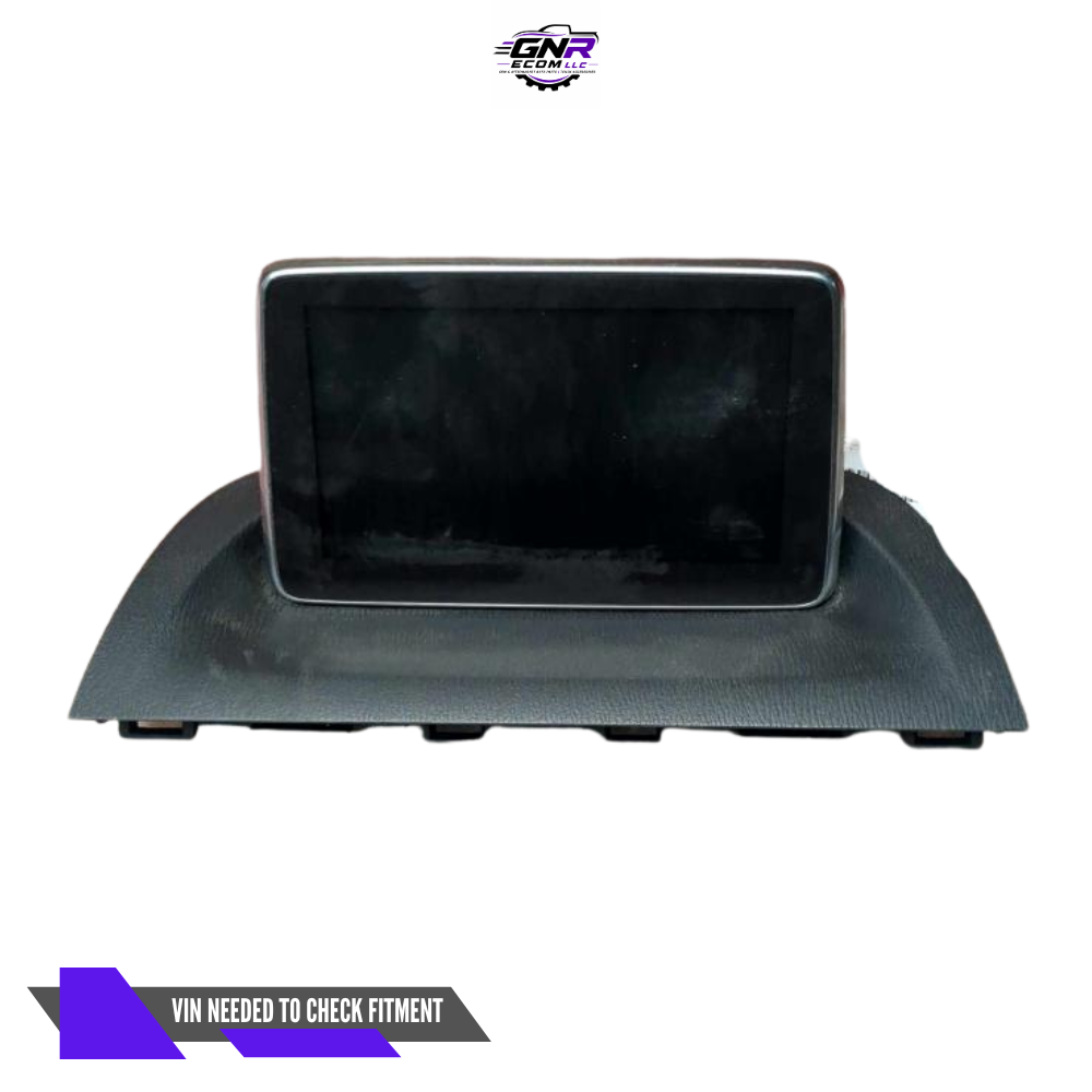 2014–2016 Mazda 3 AM FM Display Screen OEM — view 1