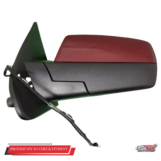 2014–2019 Chevrolet Silverado 1500 Left Driver Side View Door Mirror Maroon — view 1