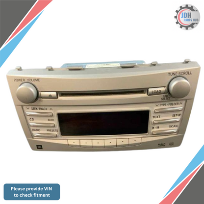2010–2011 Toyota Camry without navigation AM-FM-CD Player OEM — view 1