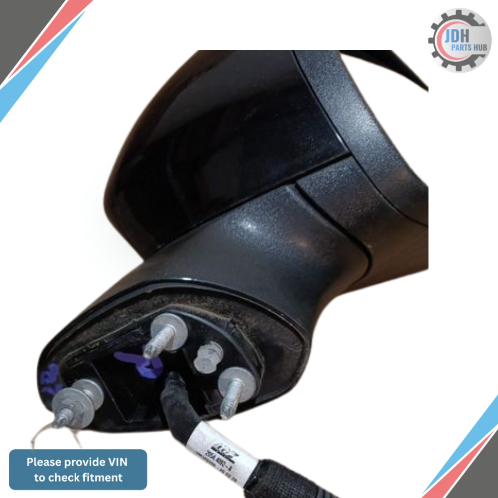 2019–2020 Ford Fusion Right Passenger Side View Door Mirror with Blind Spot Black — view 3