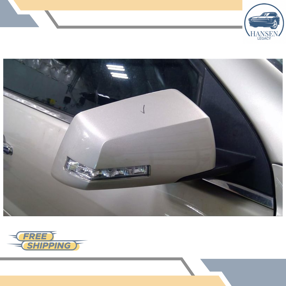 2015–2017 Chevrolet Traverse Right Passenger Side View Door Mirror Silver RH — view 3