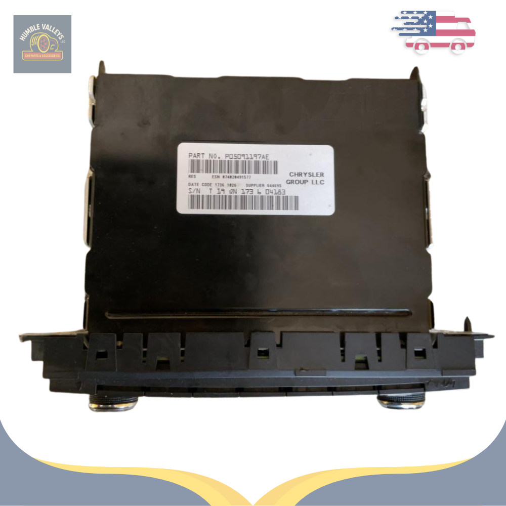 2012–2017 Jeep Patriot AM FM CD MP3 Player Satellite Radio Receiver ID RES OEM — view 2