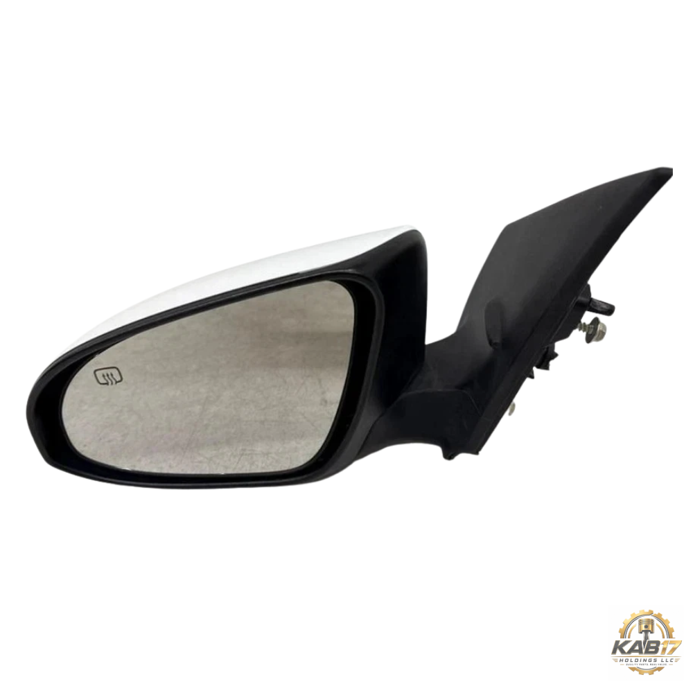 2014–2019 Toyota Corolla Left Driver Side View Door Mirror Heated White OEM — view 2