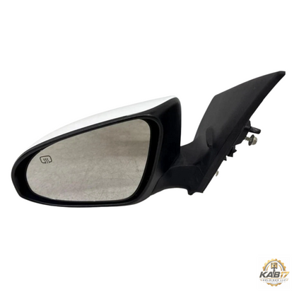 2014–2019 Toyota Corolla Left Driver Side View Door Mirror Heated White OEM — view 2