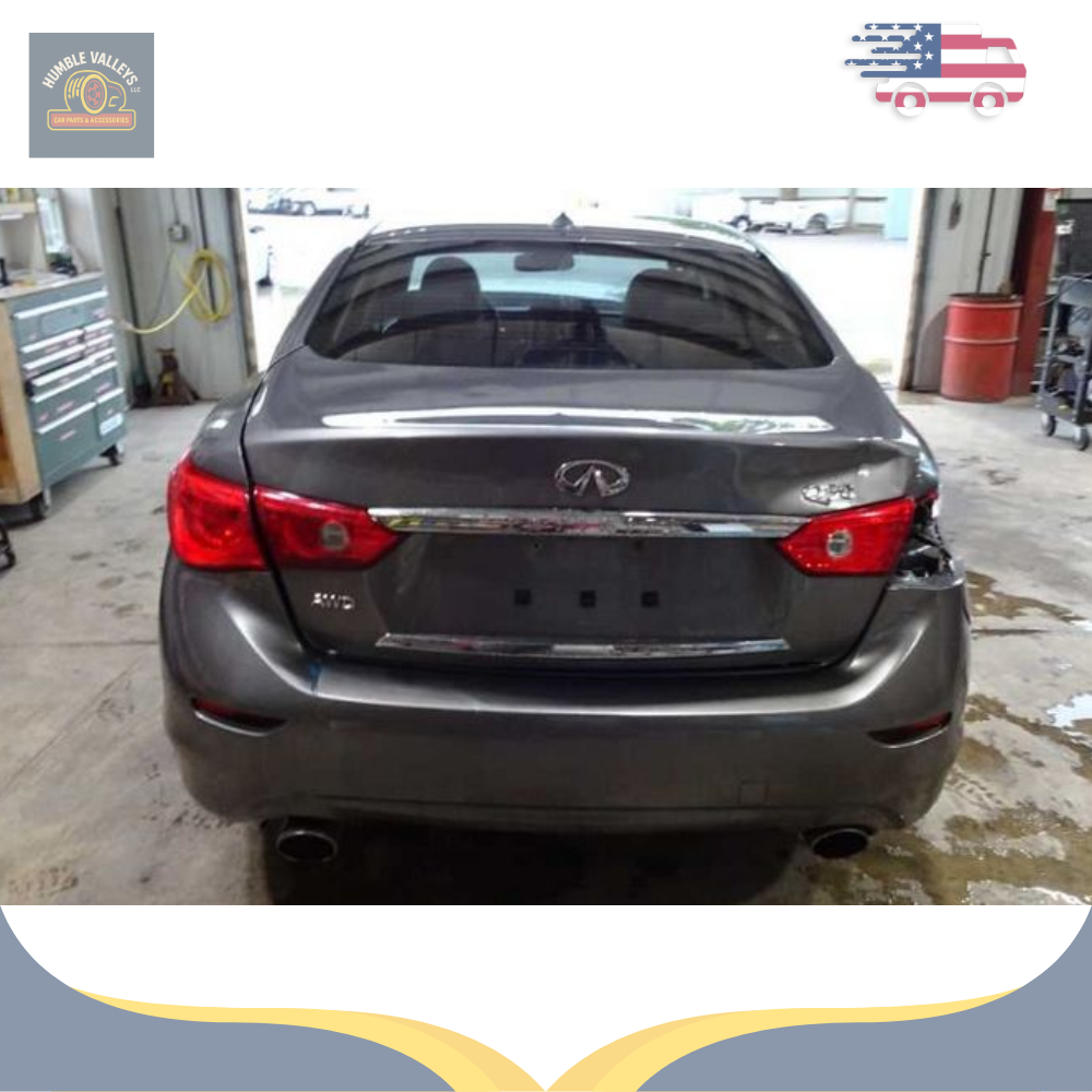 2014–2021 Infiniti Q50 Right Passenger Side Door Mirror Heated Gray OEM — view 4