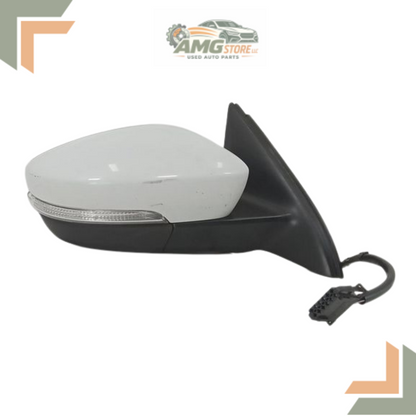 2011–2016 Volkswagen Jetta Right Passenger Side View Door Mirror White OEM — view 1