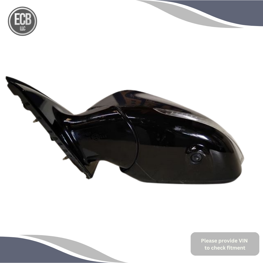 2017–2020 Infiniti QX60 Left Driver Side Door Mirror Assembly Black Power Heated — view 3