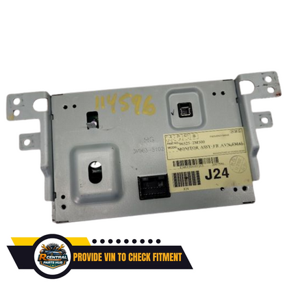 2013–2016 Hyundai Genesis Coupe Radio Navigation Information Display Screen OEM — view 2