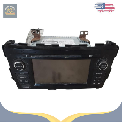 2015 Nissan Altima AM-FM-CD Satellite Navigation Radio Receiver OEM — view 1