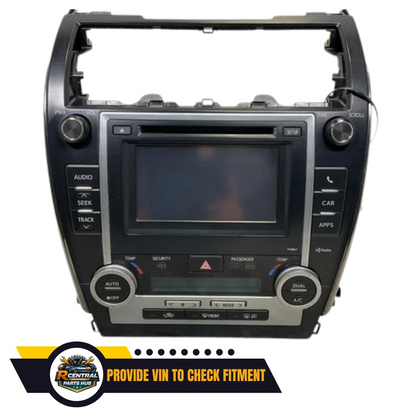 2012–2013 Toyota Camry Radio Receiver AM-FM-CD OEM P10067 — view 1