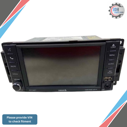 2012–2016 Chrysler Town & Country Radio AM FM CD Player Receiver with Nav ID RHB — view 1