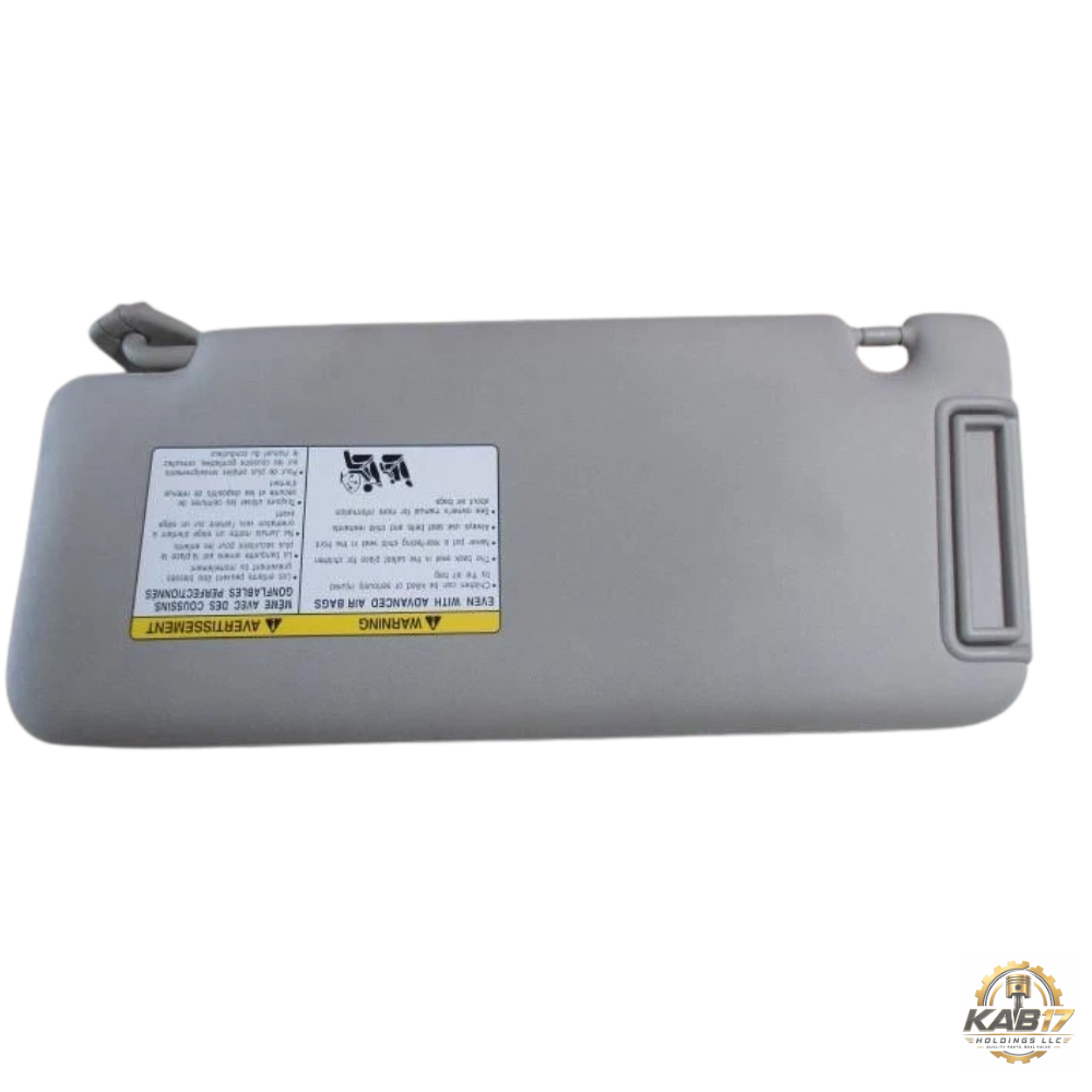 2017–2021 Nissan Armada Left Driver Side Interior Sun Visor Gray OEM — view 2