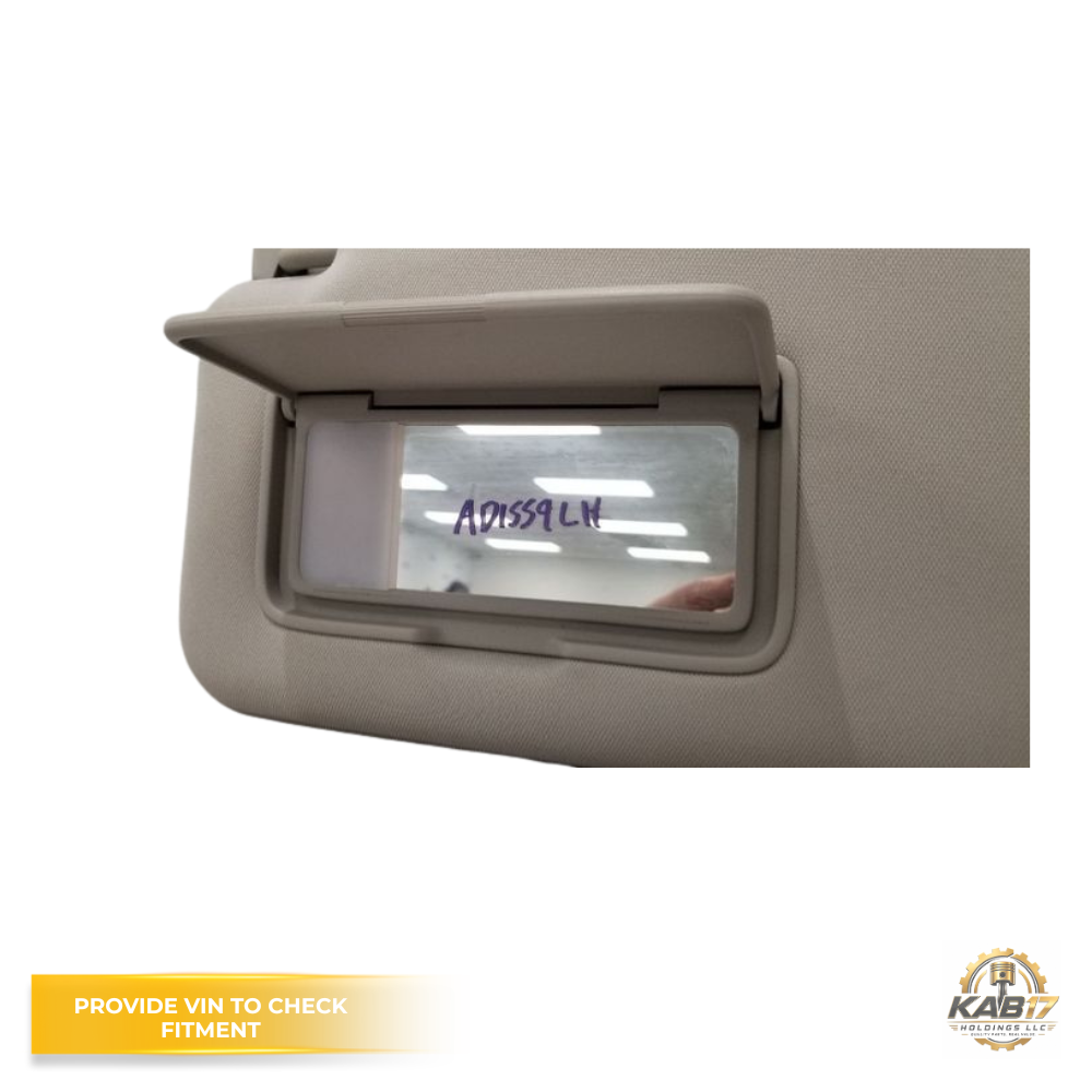 2012–2015 Chevrolet Captiva Left Driver Gray Sun Visor OEM — view 3