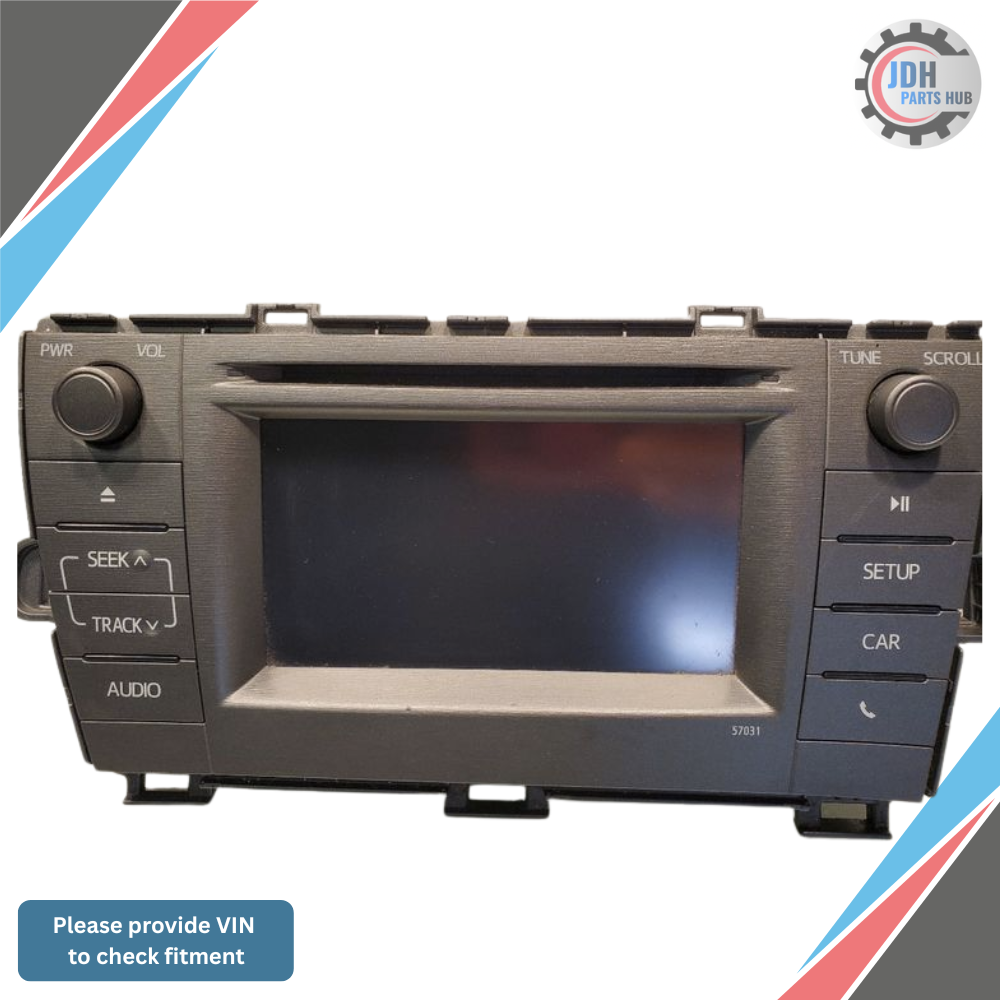 2012–2015 Toyota Prius Radio CD Player Single Disc 57031 OEM 12 13 14 15 — view 1