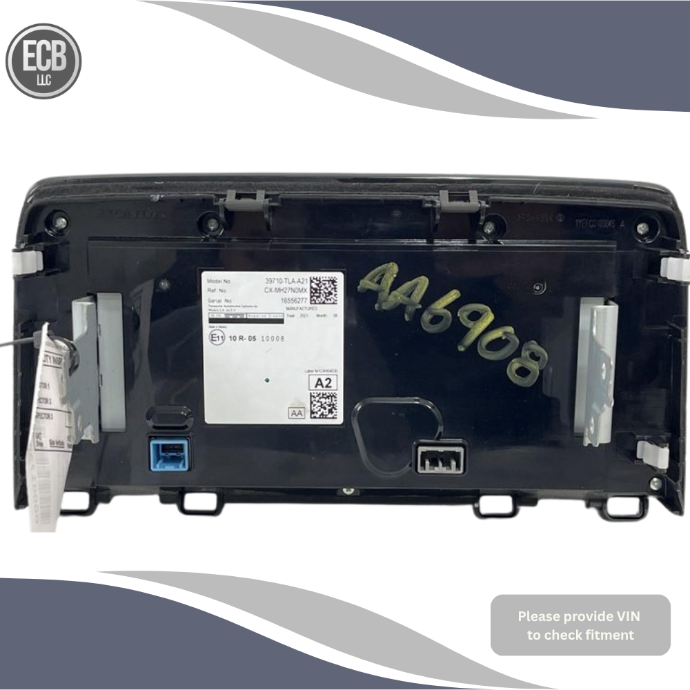 2018–2022 Honda CRV Radio Information Display Screen 7.0" without Navigation OEM — view 2