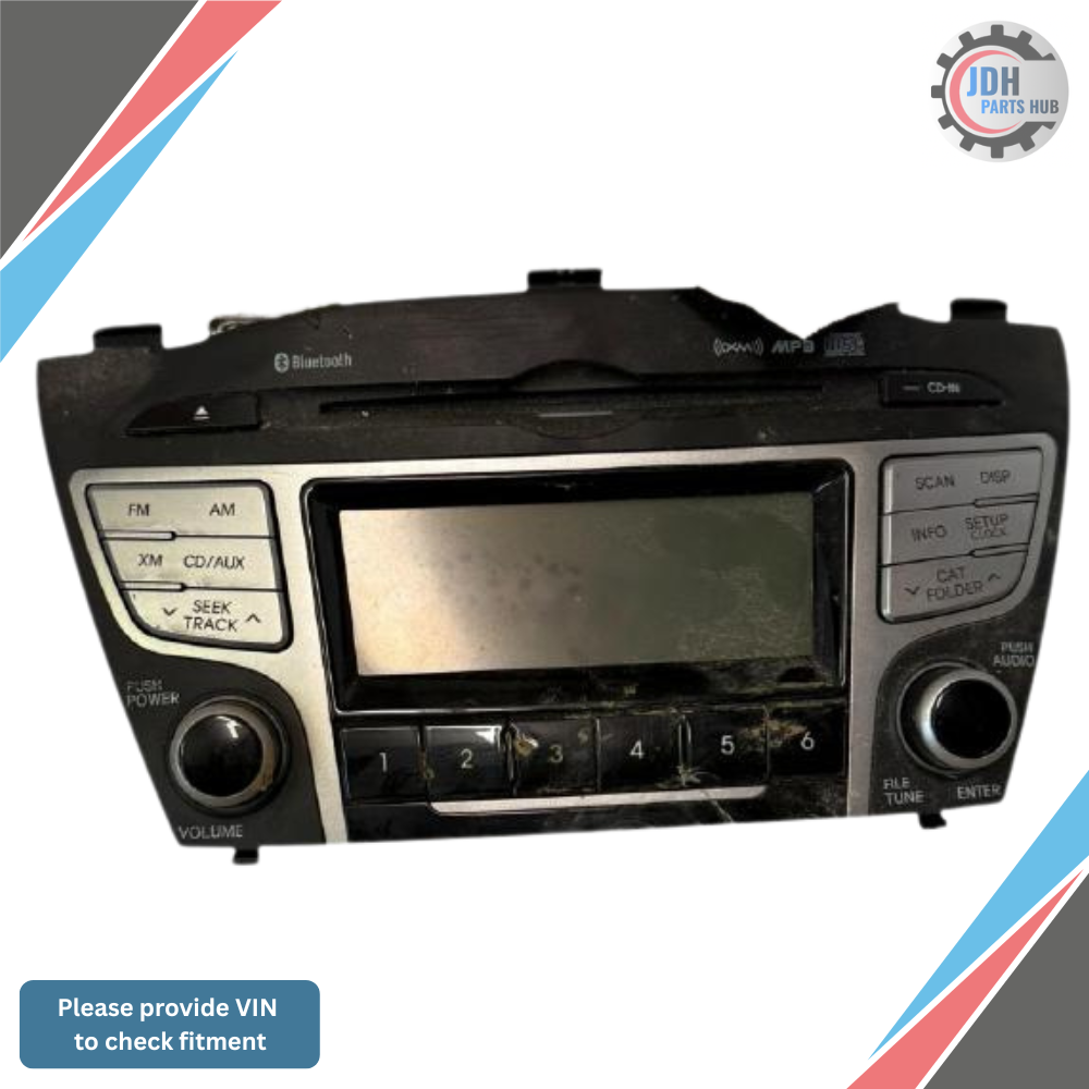 2010–2013 Hyundai Tucson AM FM CD MP3 Radio Receiver OEM — view 1