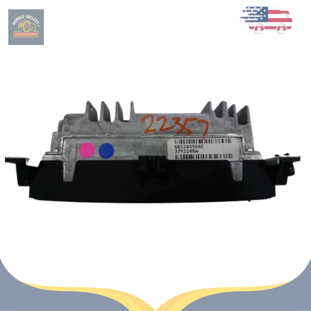 2014 Jeep Grand Cherokee Radio Receiver 5.0 Display Satellite OEM — view 2