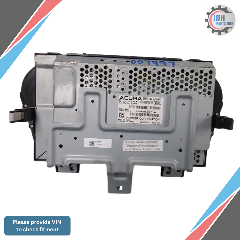 2009–2011 Acura TL Information TV Display Screen With Navigation OEM — view 2