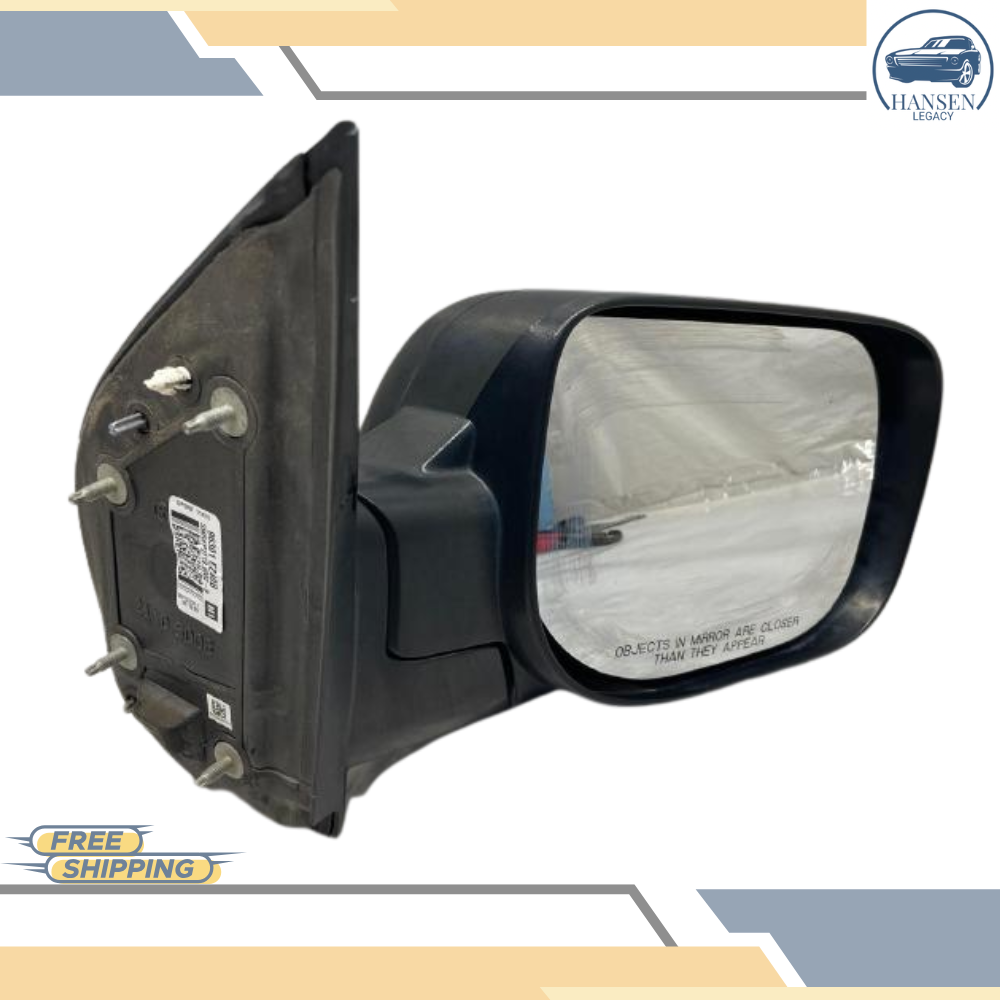 2017–2023 Nissan Titan Right Passenger Side Manual Mirror Assembly Black OEM — view 1