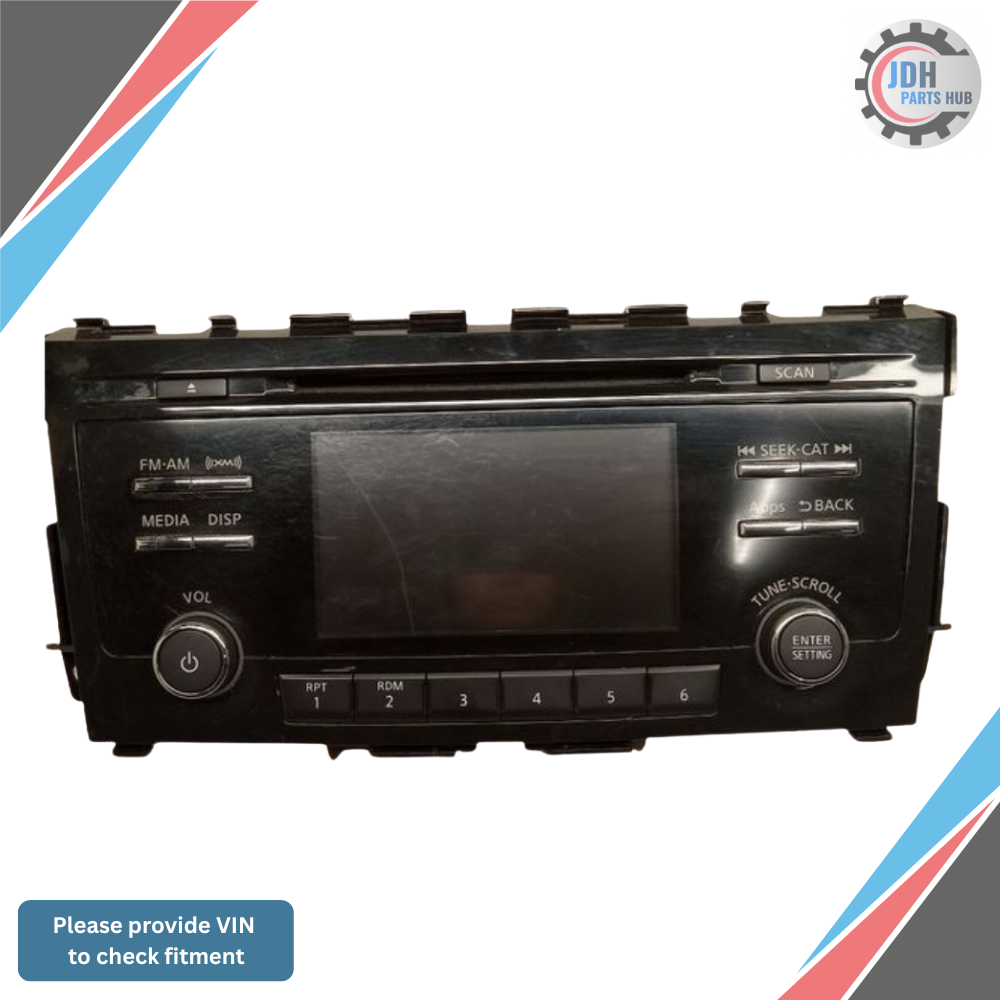 2013–2015 NISSAN ALTIMA SEDAN AM FM CD RADIO RECEIVER without NAVIGATION 5" DISPLAY — view 1