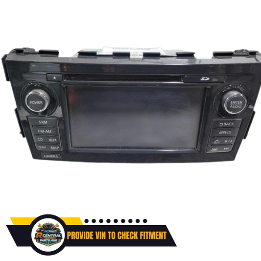 2015 Nissan Altima AM FM CD Player Radio Receiver with Navigation & Display OEM — view 1