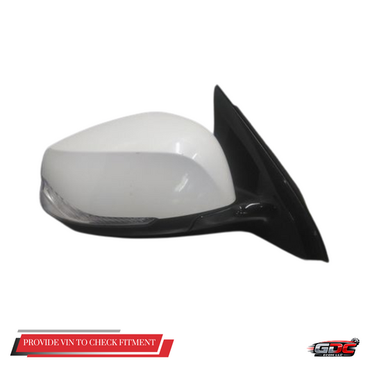 2017–2020 Infiniti QX60 Right Passenger Side Door Mirror Assembly White OEM — view 1
