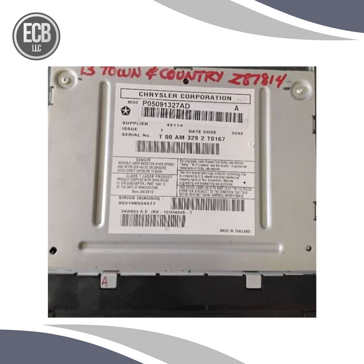 2005–2007 Ford F250 Super Duty Automatic A/C Heater Climate Control Module OEM — view 4