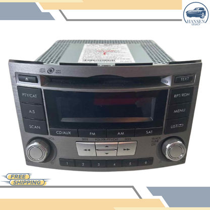 2012–2014 Subaru Legacy AM FM CD Radio Receiver ID CE617U1 12 13 14 — view 1