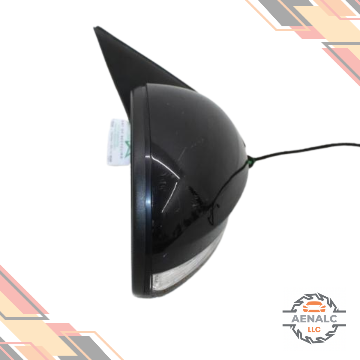 2009–2018 Volkswagen Tiguan Passenger Right Side View Door Mirror Assembly Black — view 5