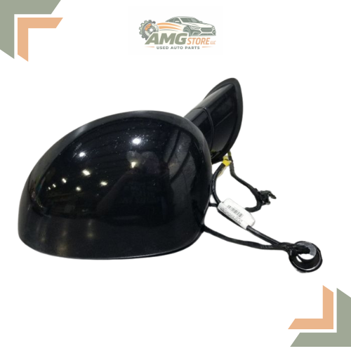 2015–2019 Dodge Challenger Left Driver Side View Mirror Heated Black 16 17 18 — view 1