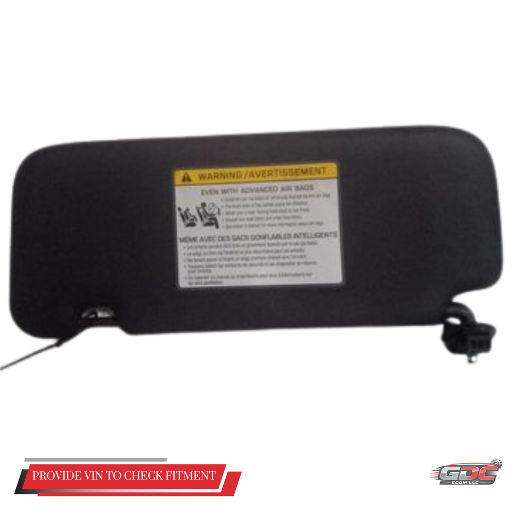 2019–2021 Kia Forte RH Passenger Sunvisor Sun Visor with Mirror OEM — view 2