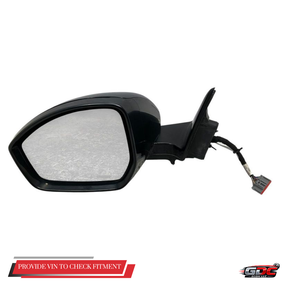 2014-19 Land Rover Range Rover Evoque LH Driver Door Mirror Side View Black OEM — view 2