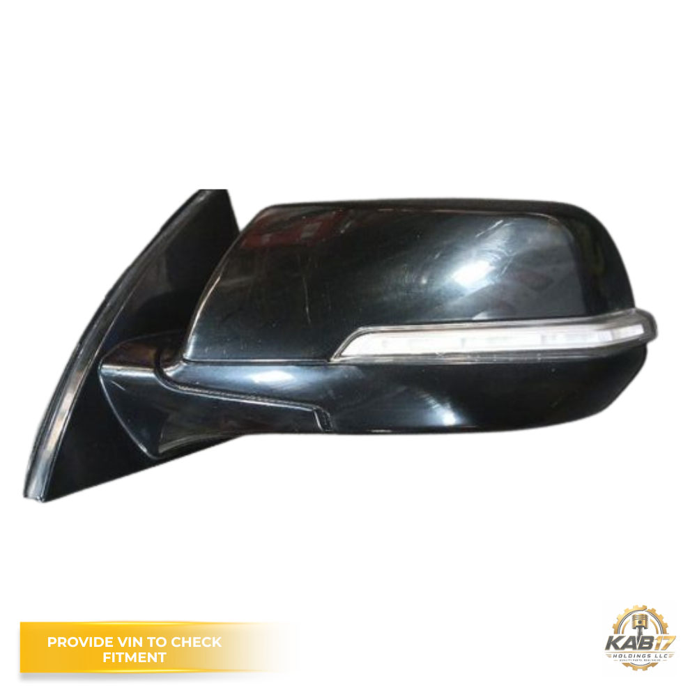 2018–2022 Chevrolet Traverse Left Driver Side View Door Mirror Black OEM — view 1