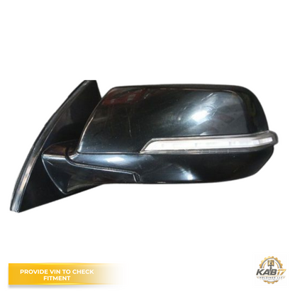 2018–2022 Chevrolet Traverse Left Driver Side View Door Mirror Black OEM — view 1