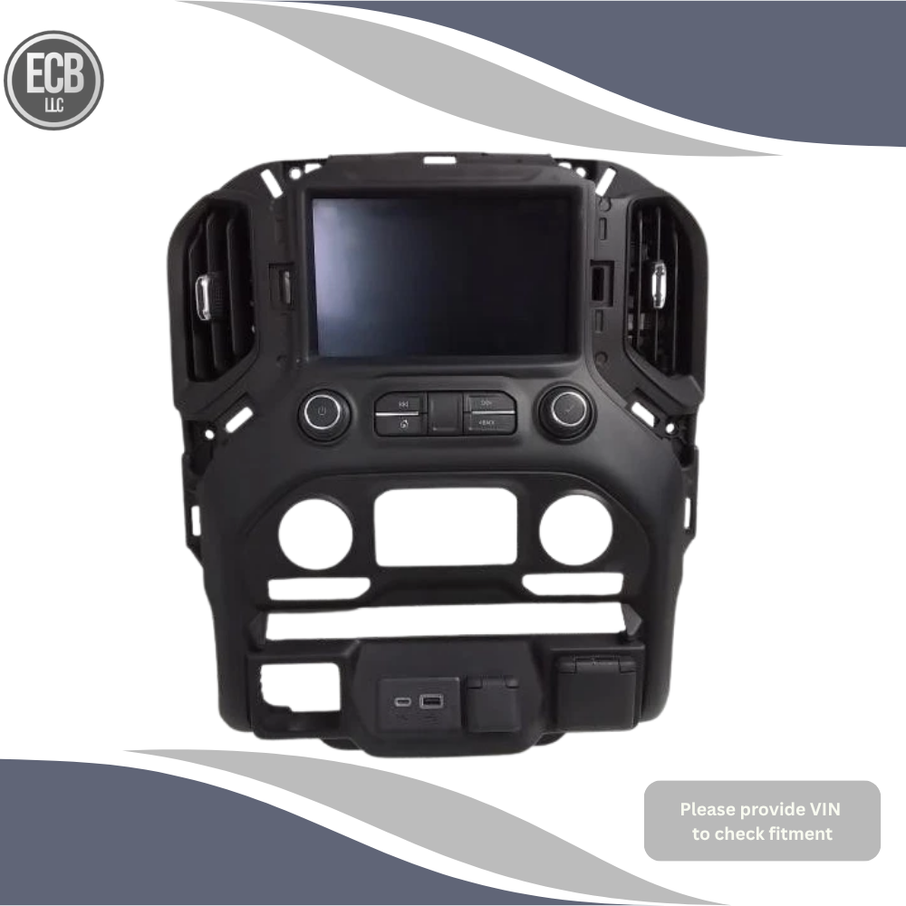 2019–2022 Chevrolet Silverado 1500 2500 3500 Control Panel Screen OEM — view 1