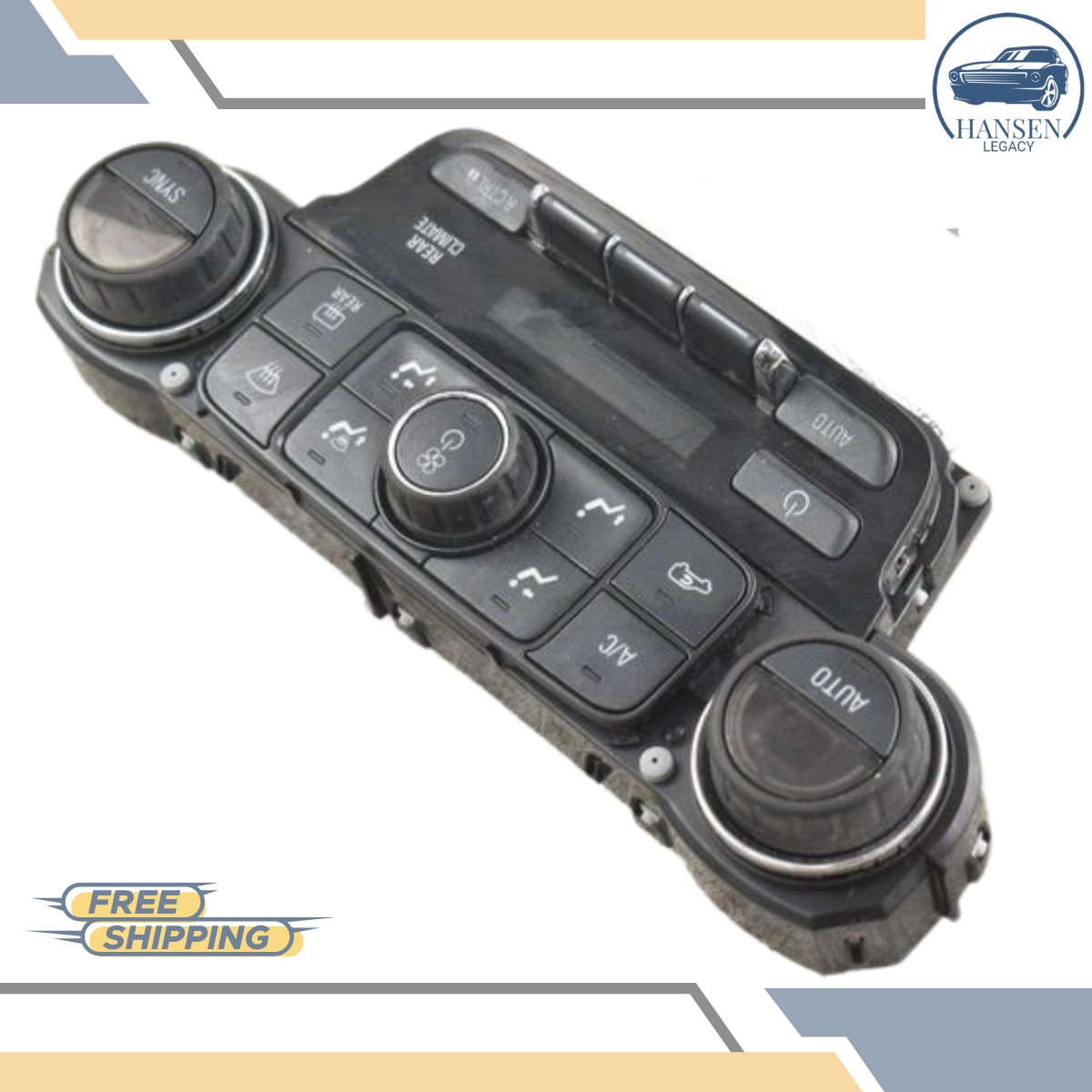 2015–2017 Chevrolet Tahoe A/C AC Heater Temperature Climate Control ID 23251607 — view 4