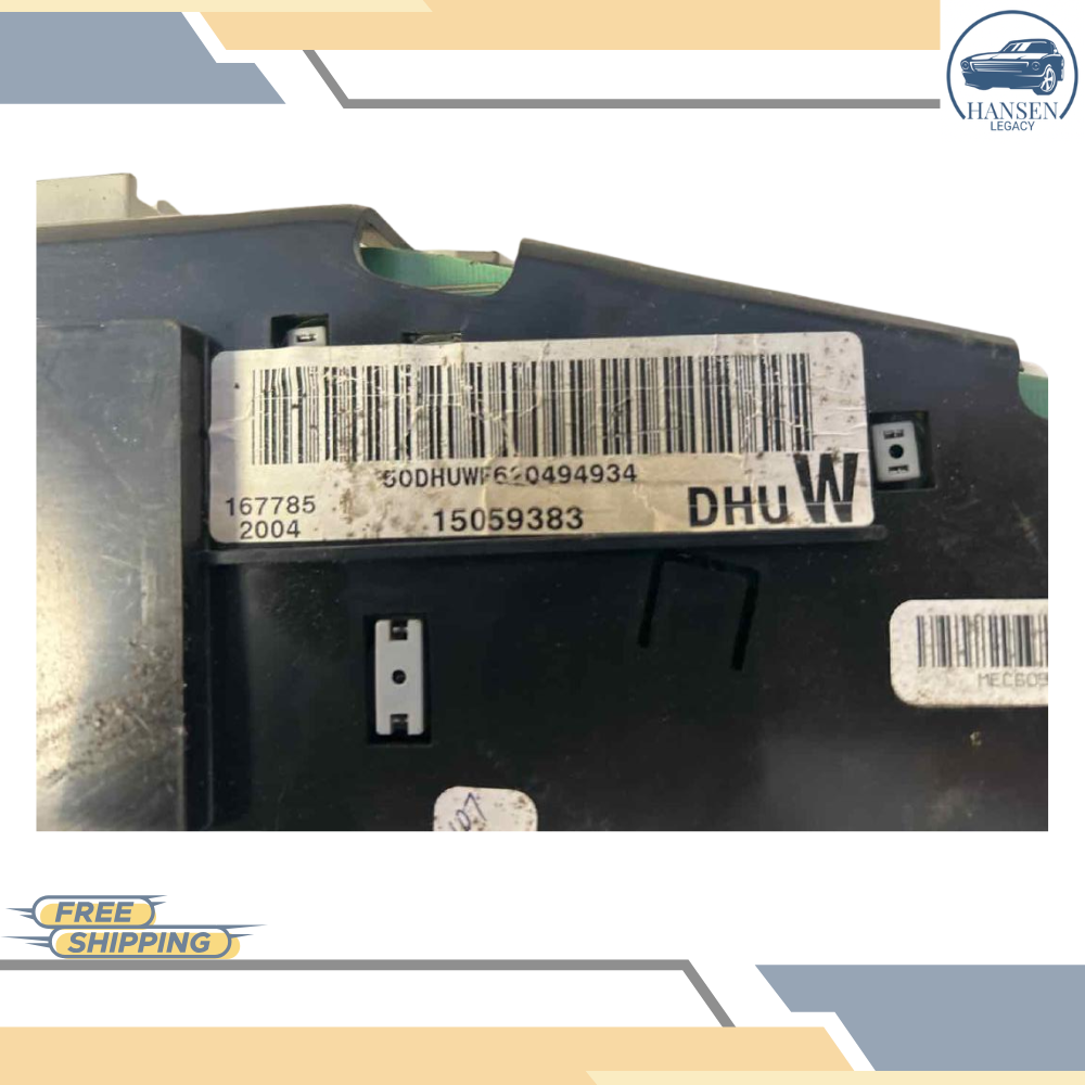 2001–2002 Chevrolet Silverado 2500 Speedometer Head Cluster OEM — view 4