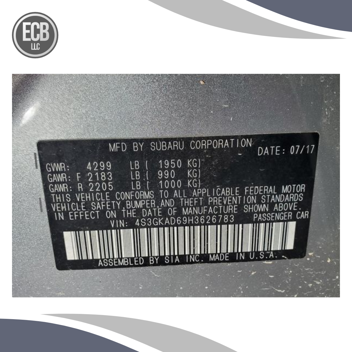 2017–2018 Subaru Impreza Radio Receiver without Navigation OEM — view 3