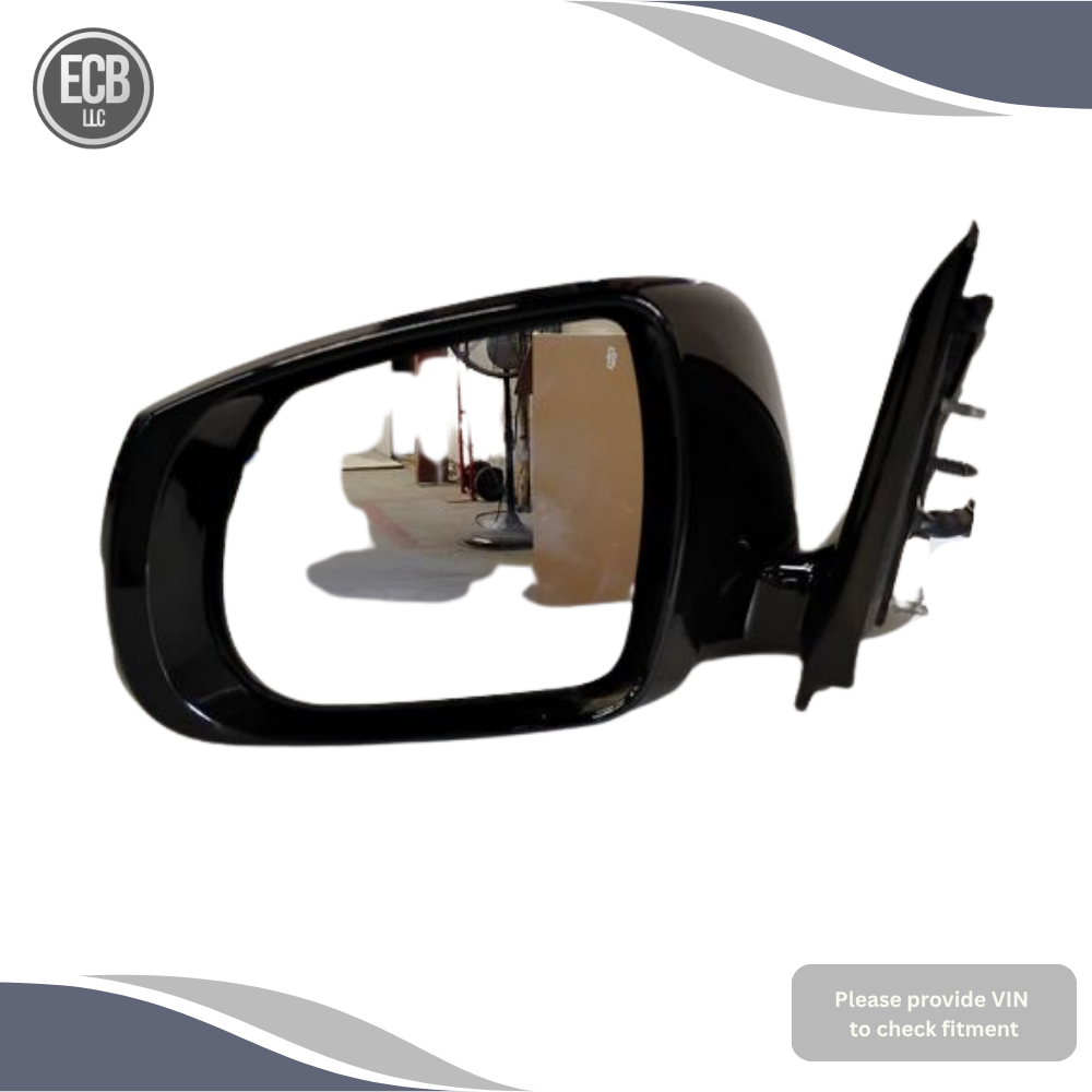 2017–2020 Infiniti QX60 Left Driver Side Door Mirror Assembly Black Power Heated — view 1